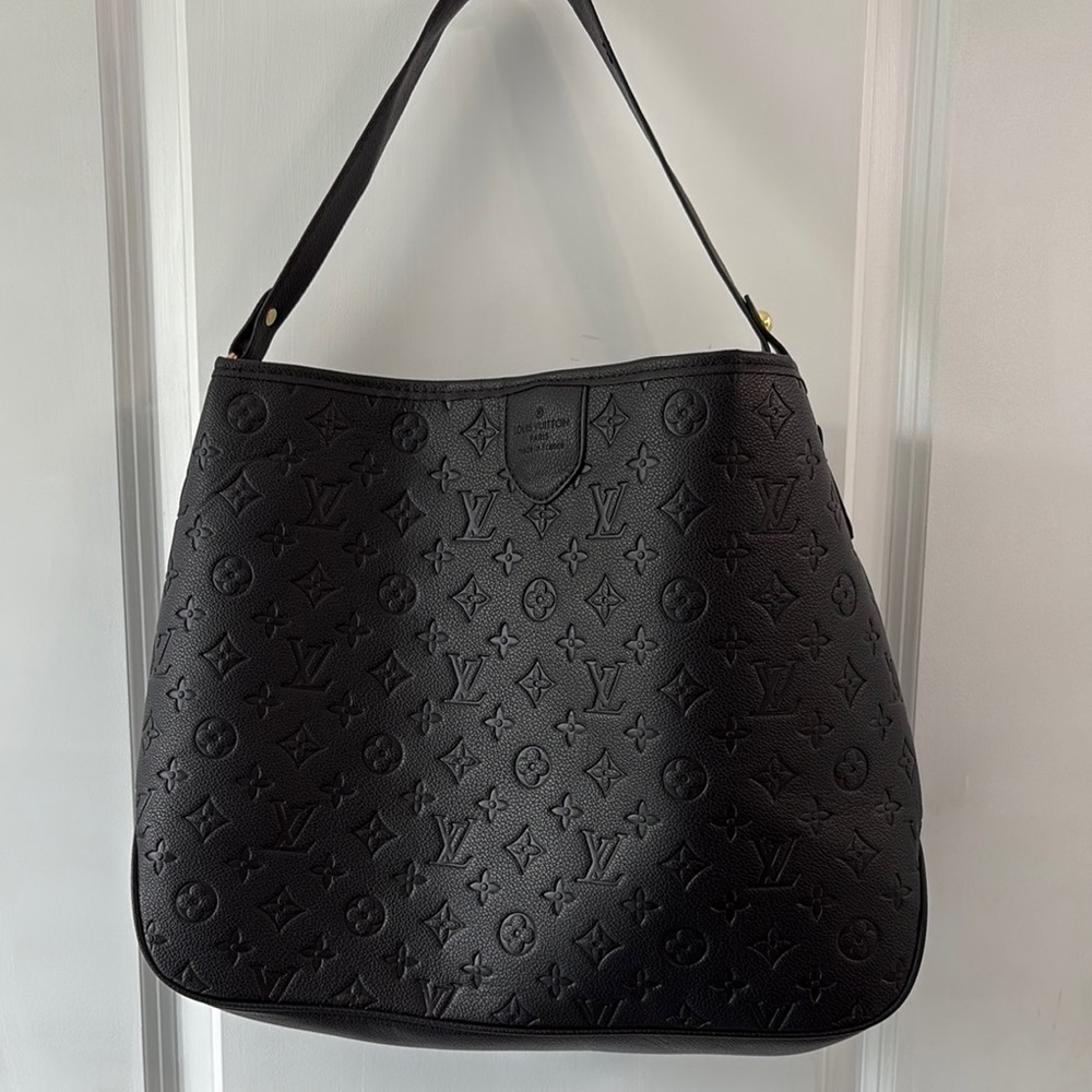 All In Black Monogram Hobo Bag